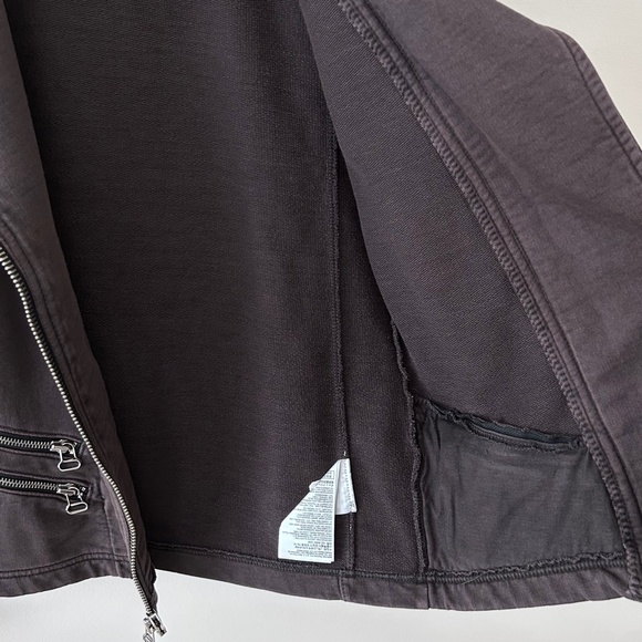 3/$20🌻Gap Gray Cotton Quilted Zip Jacket - Picture 14 of 16